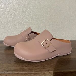 Fitflop Pink Mules with Buckle